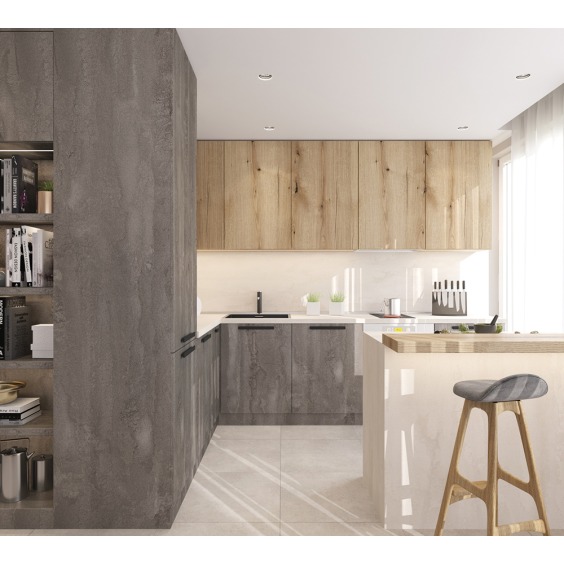 Полоса ЛДСП Ultradecor (Kronospan) Железный камень K352 RT, 2800 x 680 x 16 мм #2 Полоса ЛДСП Ultradecor (Kronospan) Железный камень K352 RT, 2800 x 680 x 16 мм #2