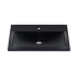 Раковина для ванной кварцевая Uperwood Foster Quartz 70х45,5х17,5 см, черная матовая, космос