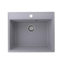 Мойка для кухни кварцевая Ulgran Quartz Forte 580-05, бетон