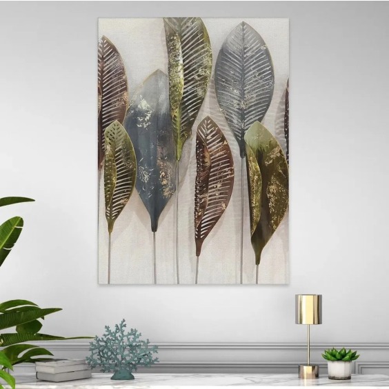 Картина на стену большая на холсте интерьерная “Лепестки”, 60х40 см #5