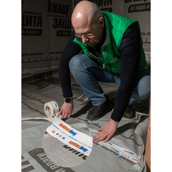 Лента бутилкаучуковая двухсторонняя Кнауф Защита, 20 мм 25 м #6 Лента бутилкаучуковая двухсторонняя Кнауф Защита, 20 мм 25 м #6