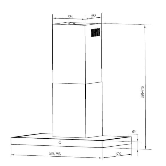 Maunfeld TSH 60 Inox вытяжка #2