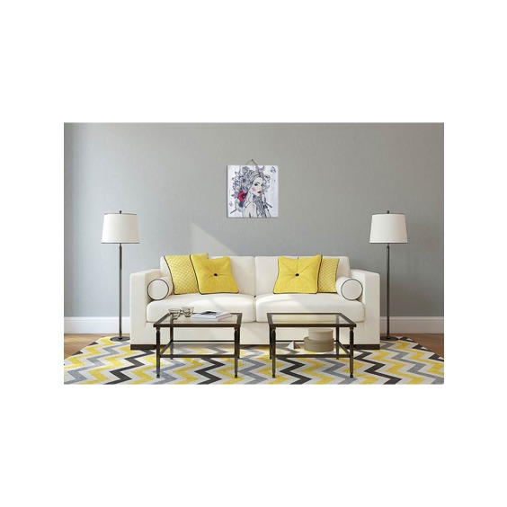 Картина "Девушка" 60х60 см #4 Картина "Девушка" 60х60 см #4