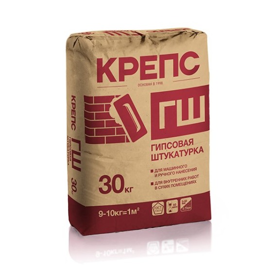 Крепс ГШ 30 кг штукатурка гипсовая (42шт) #1