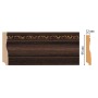 Плинтус напольный Decomaster Classicline 153-966 (95х12х2400мм)