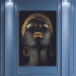 Интерьерная картина "Шантарам" на холсте, большая, размер 60х40 см