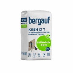 Клей усиленный для плитки Bergauf Keramik Pro С1, 25кг