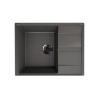 Мойка для кухни кварцевая Ulgran Quartz Prima 650-09, асфальт