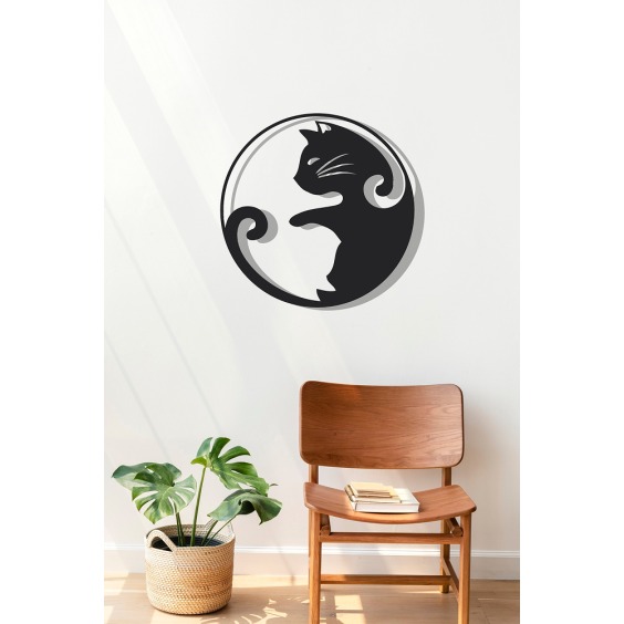 Картина Catting-yang  [ Инь-Ян кошка ], 37 см #4