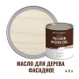 Масло для дерева фасадное атмосферостойкое ProfiPaints Silver Facade Wood Oil 4.5 л, Белый