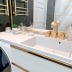 Раковина над стиральной машиной с крылом слева Paola Magenta 120,5х50х17,8 см