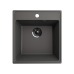 Кухонная мойка Ulgran Quartz Forte 460 квадратная-09 Асфальт