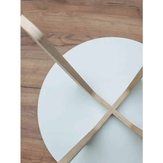 Стол детский или стол журнальный ЛуЛу, 600х600х556 мм, Белый #7