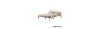 Комплект кровать Лофт 120х200 черный vel beige RS-1 120