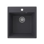 Кухонная мойка Ulgran Quartz Forte 460 квадратная-08 Космос