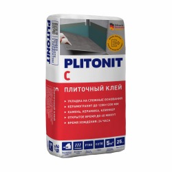 Plitonit С-25 клей для плитки по сложным основаниям 25кг
