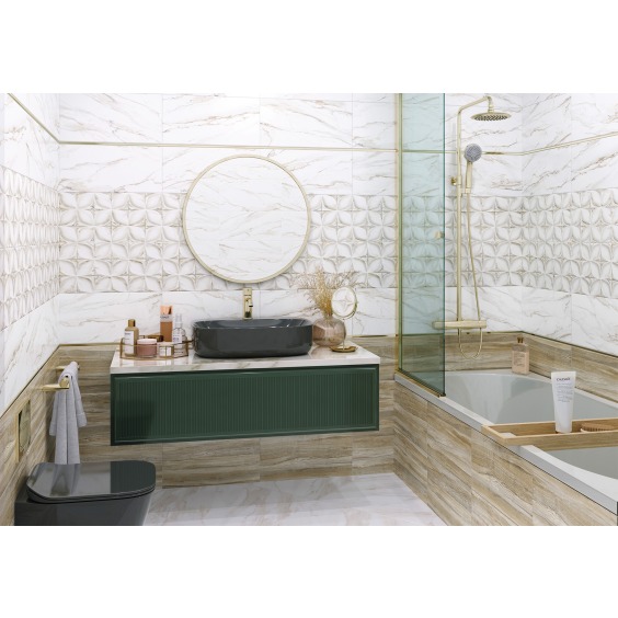 TWU09LAR014 плитка облицовочная рельефная Alma Ceramica Laura 249*500 (9 шт в уп/63.897 м в пал) #3