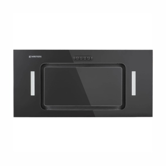 Meferi INBOX60BK Glass Ultra вытяжка кухонная черная #2