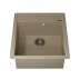 Кухонная мойка кварцевая Uperwood Quartz UPD-07-02, прямоугольная, бежевая