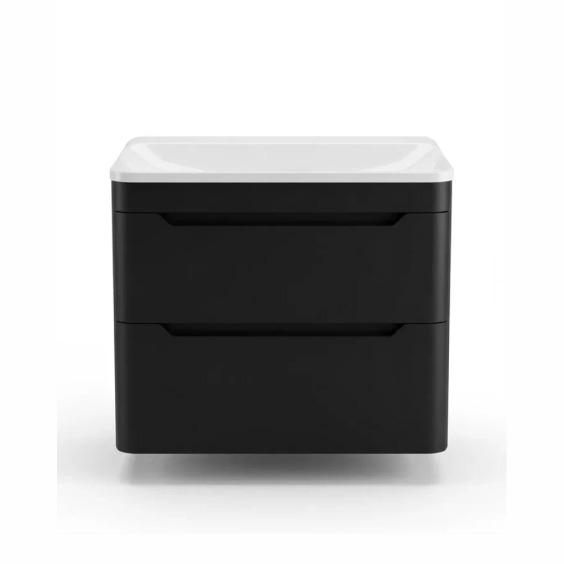 Тумба под раковину для ванной Uperwood Ocean подвесная, 80 см, черная #2