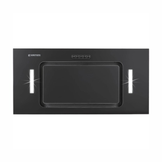 Meferi INBOX60BK Glass Ultra вытяжка кухонная черная #4