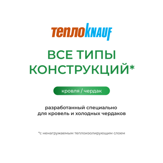 Утеплитель Кнауф для кровли TR 037 5500х1220х150 мм #2