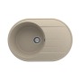 Мойка для кухни кварцевая Ulgran Quartz Nora 750-03, десерт