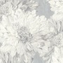 Серые обои с крупными цветами Stella EuroDecor 7253-11