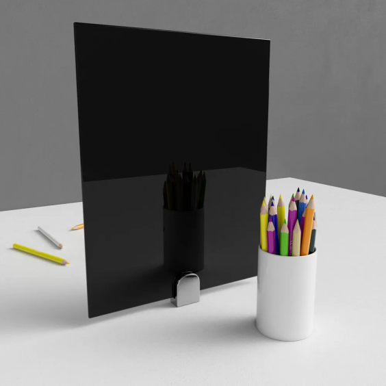 Дверное полотно Atum 5 Bianco со стеклом Black Gloss, 700х2000 мм #3 Дверное полотно Atum 5 Bianco со стеклом Black Gloss, 700х2000 мм #3