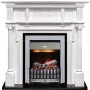 Каминокомплект Oxford - Белый с очагом Danville Chrome FB2