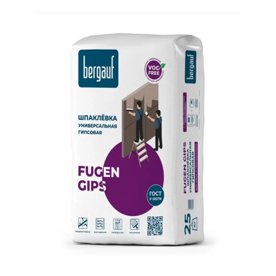 Шпаклевка Bergauf Fugen Gips 25 кг. #1