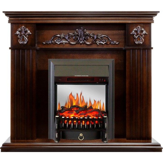 Каминокомплект Provence - Коньяк с очагом Fobos FX M Black #1