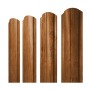 Штакетник Полукруглый "Slim" 100мм фигурный срез 0,45 Print Elite Golden Wood
