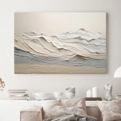 Картина на стену большая на холсте интерьерная “Горы Абстракция”, размер 50х80 см