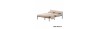 Комплект кровать Лофт 140х190 черный vel beige RS-1 140