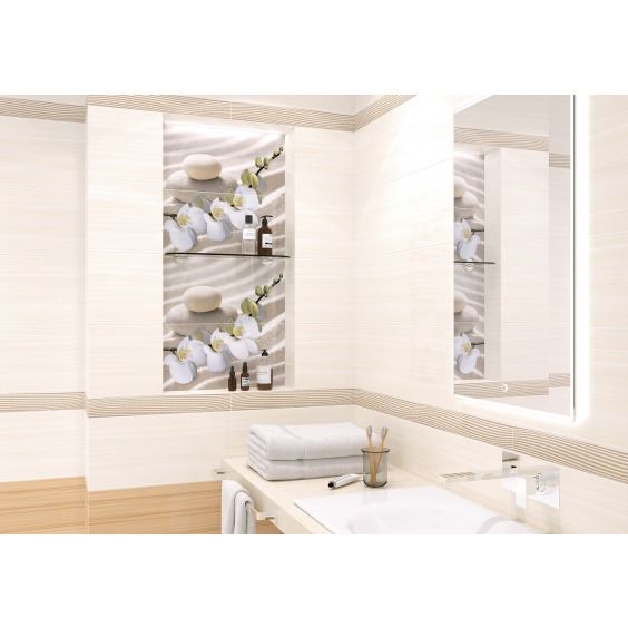 PWU09RLX1 панно из 2 плиток Alma Ceramica Relax 498*500 (4 к-та в коробке) #2