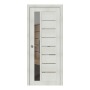 Межкомнатная дверь Эко Шпон Porta X Порта-27 Bianco Veralinga Mirox Grey 200*60