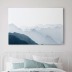 Картина на стену большая на холсте интерьерная "Горы в тумане", размер 60х90 см