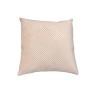Декоративная подушка 40*40, Тиснение клетка, Теплый беж