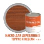 Масло для террас, деревянной мебели и детских площадок ProfiPaints Silver Terrace Oil 4.5 л, Тик