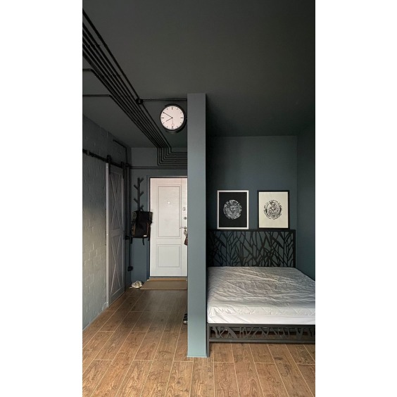 Панно черное настенное "Оттиск спила" 47х53 см #5 Панно черное настенное "Оттиск спила" 47х53 см #5