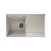 Мойка для кухни кварцевая Ulgran Quartz Prima 850-02, лён