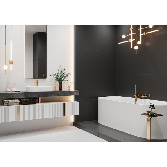 GFU04WIN00R керамогранит матовый Alma Ceramica Twin White 600*600 (5 шт в уп/54 м в пал) #3