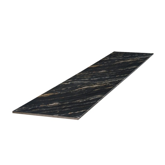 Столешница «Скиф» Сахара чёрная глянец арт. 260, 3000 x 600 x 38 мм #1 Столешница «Скиф» Сахара чёрная глянец арт. 260, 3000 x 600 x 38 мм #1