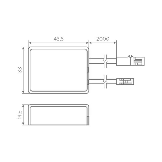 Выключатель AQ Switch сенсорный контактный с диммерном 12/24V 60/120W (под столешницу) #4