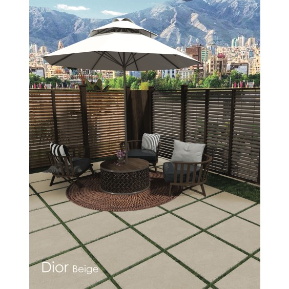 Утолщенный керамогранит Dior Beige, 600х600х20 мм #2