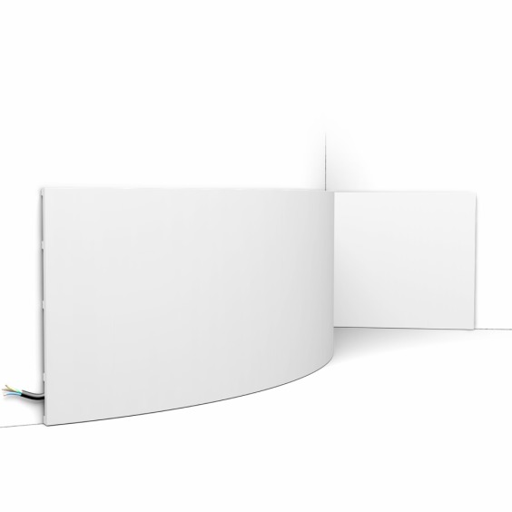 Гибкий плинтус напольный SX207F Square Orac Decor, 2000х180х18 мм #1 Гибкий плинтус напольный SX207F Square Orac Decor, 2000х180х18 мм #1