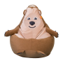 Детское кресло игрушка Мишка бурый, Велюр, XL
