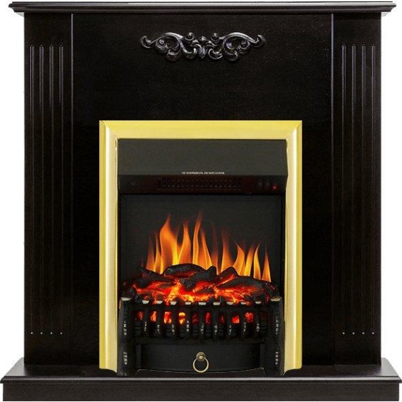 Каминокомплект Lumsden - Венге с очагом Fobos FX Brass #1