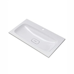 Раковина для ванной Uperwood Smile 80 см, белая глянцевая